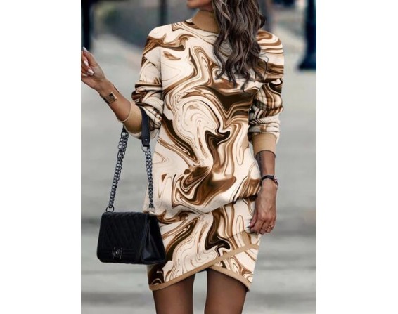 Turtleneck Long Sleeve Mini Dress