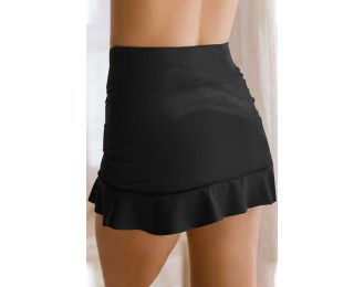 Ruffle Hem Swim Skort