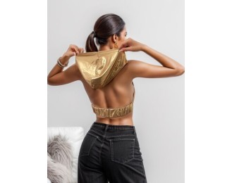 Backless Hooded Cropped Tank