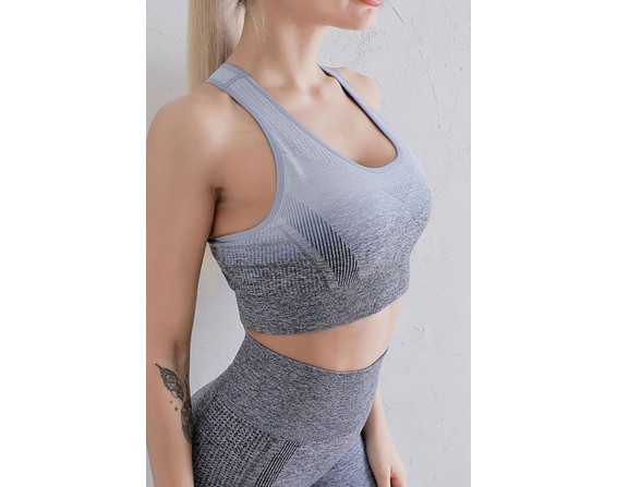 Gradient Active Bra and Leggings Set