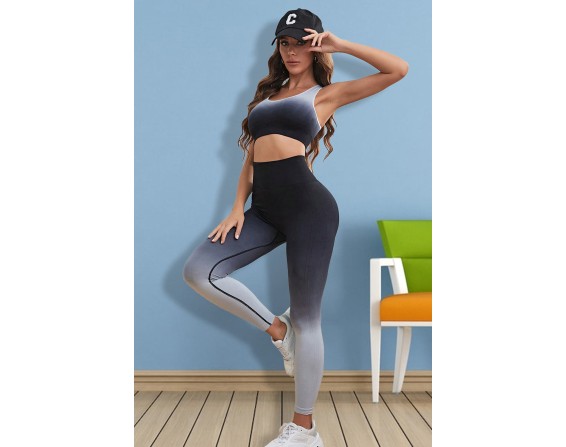 Gradient Top and Leggings Set