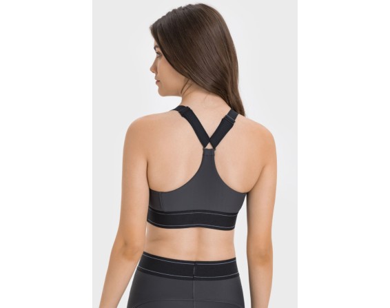 No Underwire Cropped Active Bra