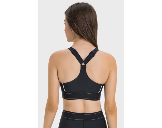 No Underwire Cropped Active Bra