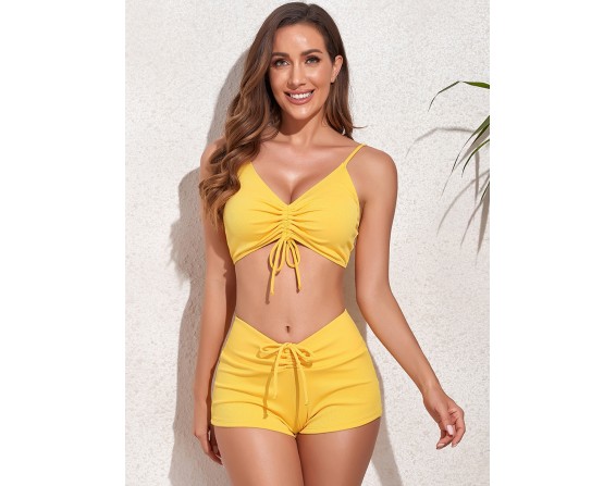 Removable Padding Top and Shorts Set