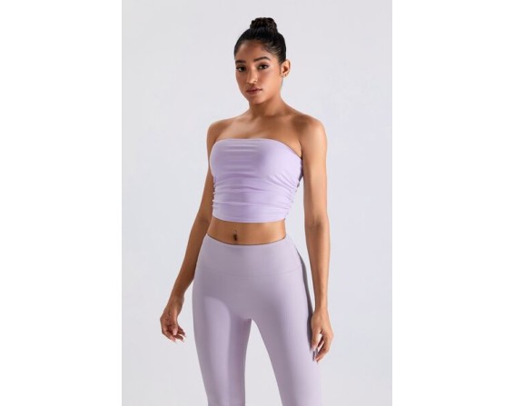 Ribbed Active Bandeau Top