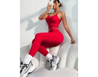 Scoop Neck Top and Pants Active Set