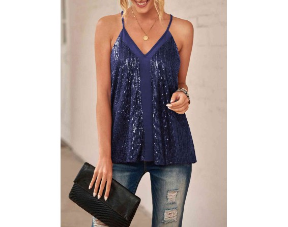 Sequin Racerback Tank