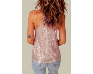 Sequin Racerback Tank