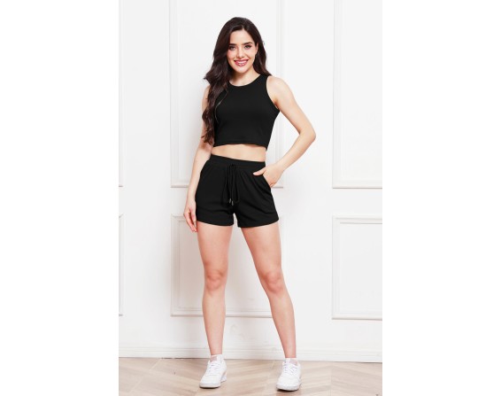 Tank and Drawstring Shorts Set