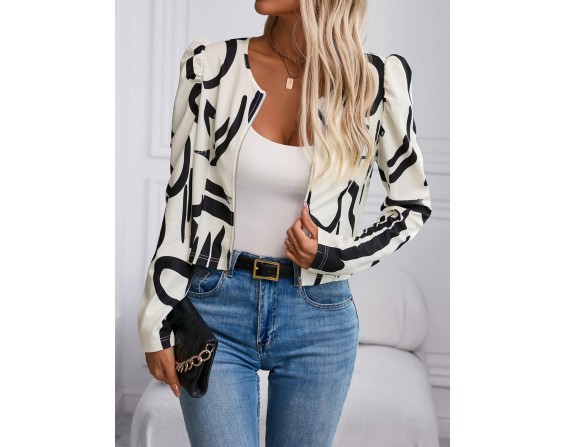 Zip Up Long Sleeve Jacket